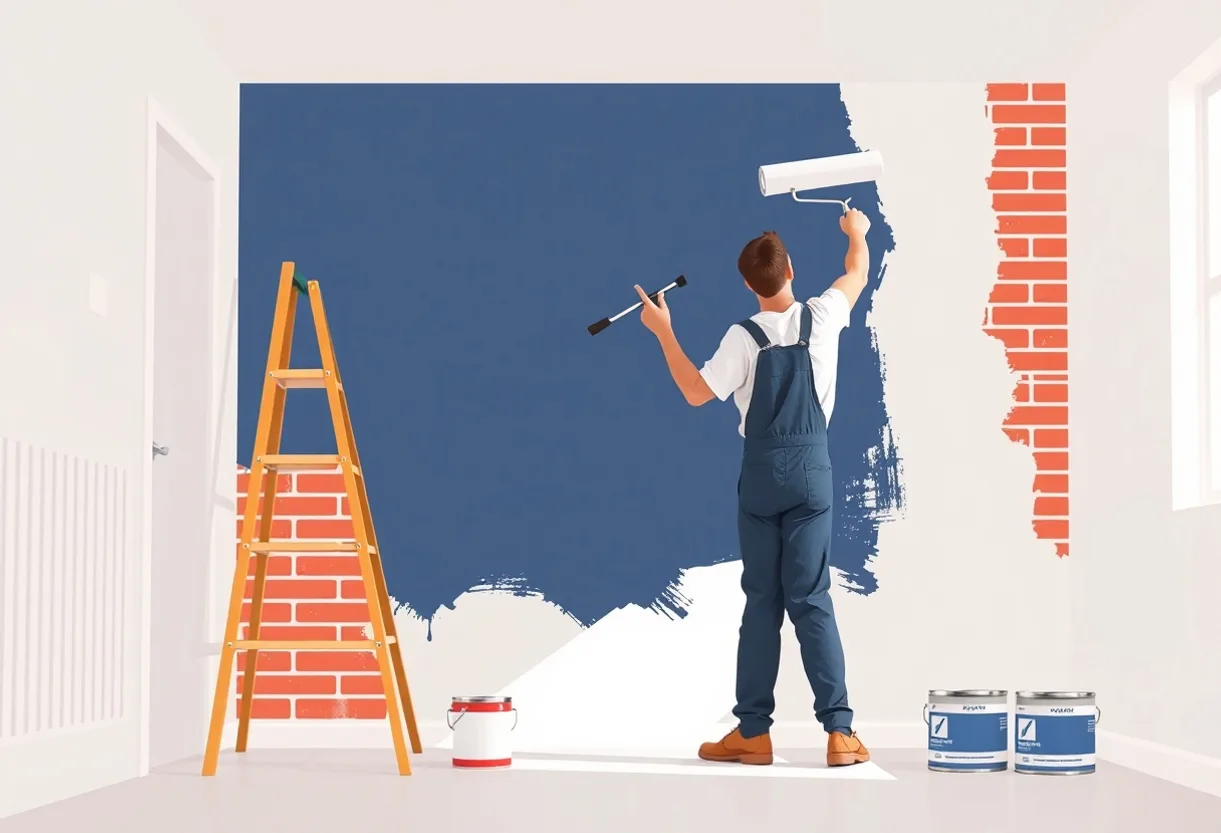 Peintre Villeparisis 77270 en intervention sur un chantier